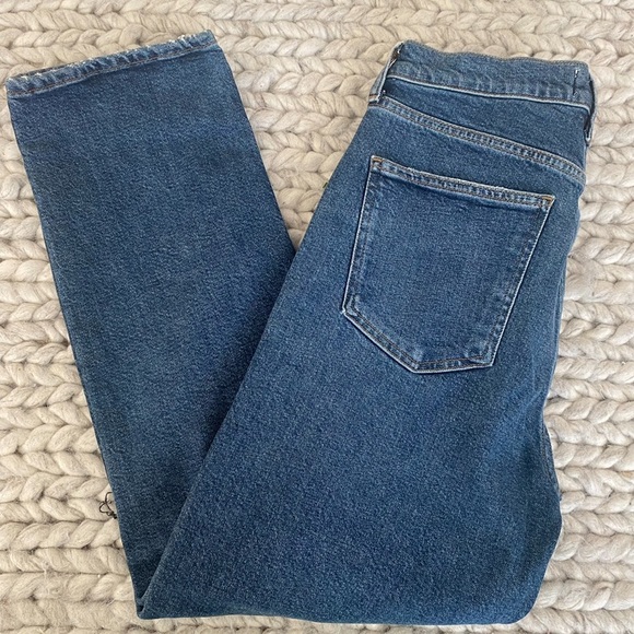 NWT AGOLDE size 28 Wilder Mid Rise Comfort Stretch Blue jeans - Picture 8 of 16